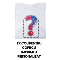 premiu - tricou pentru copii cu imprimeu personalizat